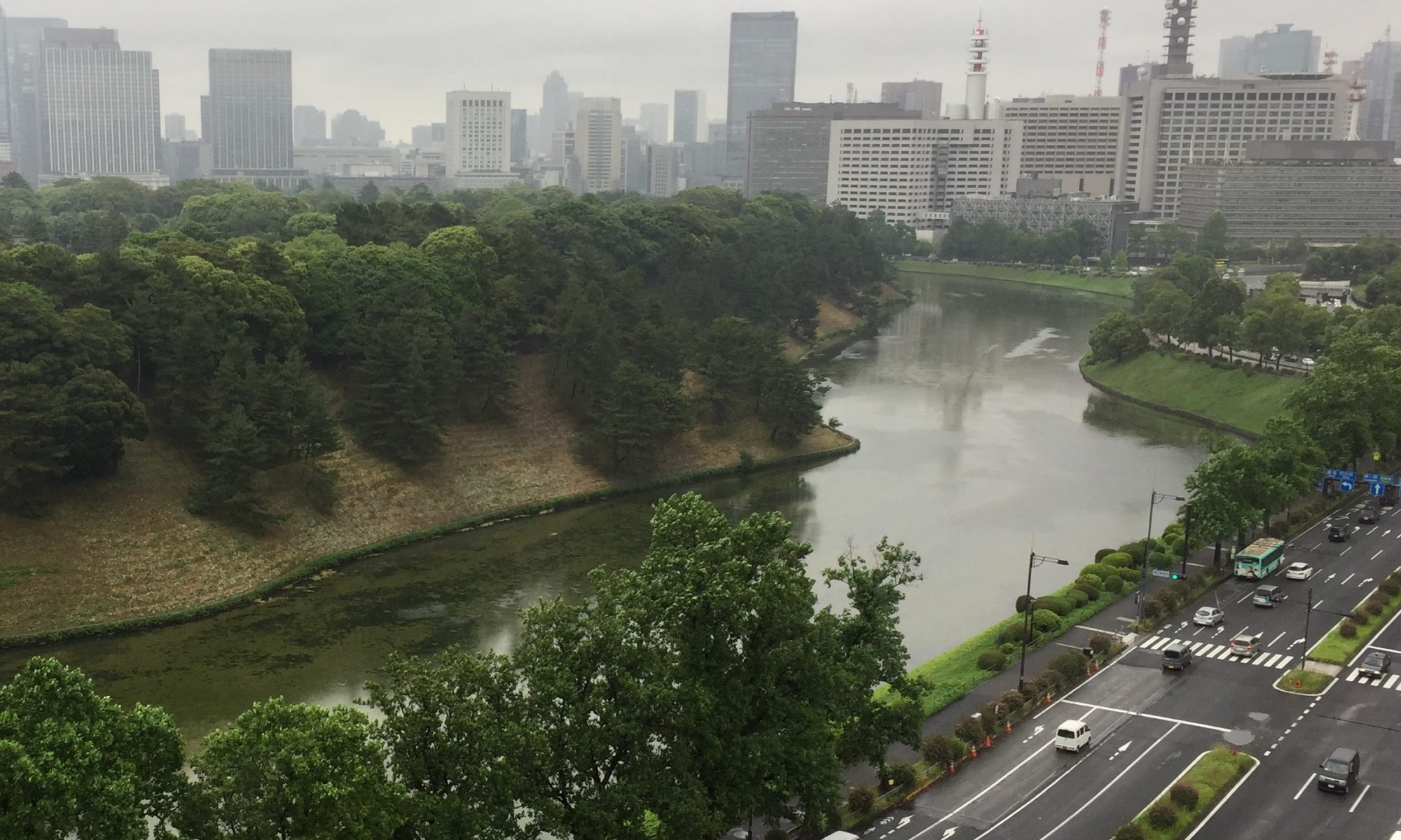 View of the Imperial Palace from our Hotel window