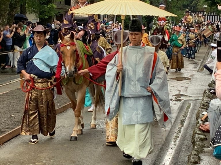 Parade at Tsurugaoka-hachimangu Shrine